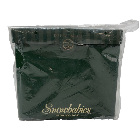 Department 56 Snowbabies "From God 2004" Set of 2 in Original Box Sealed - Picture 1 of 7